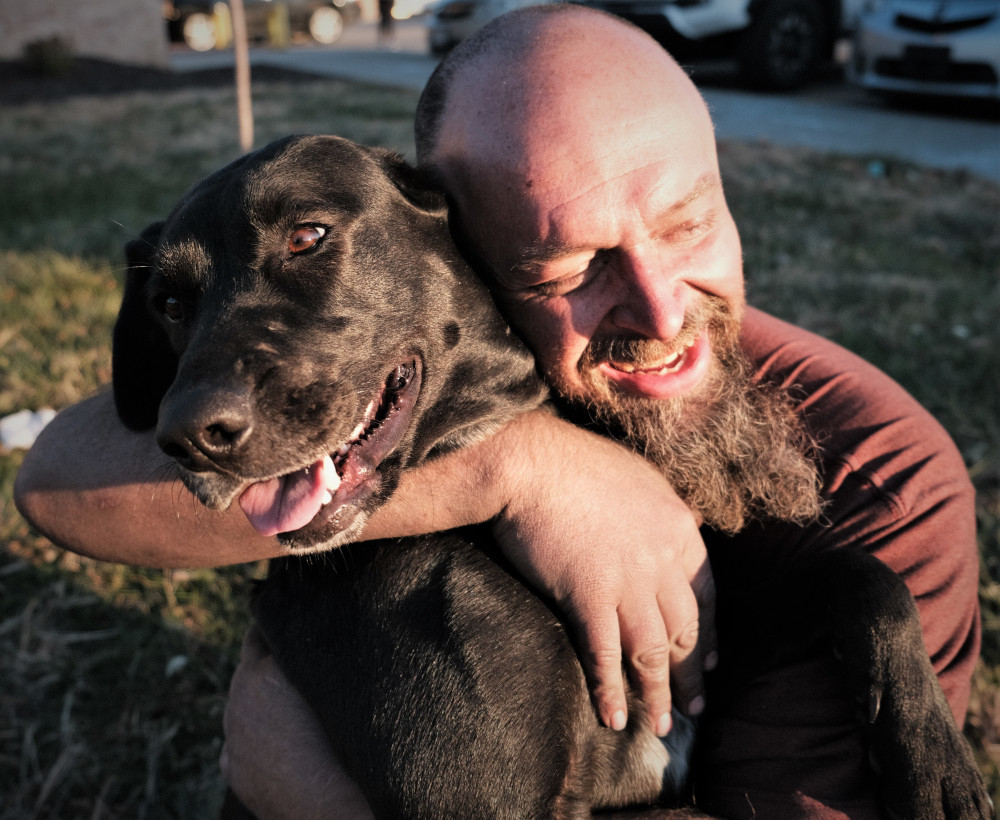 Dogs and people form strong bonds that help them get through tough times.