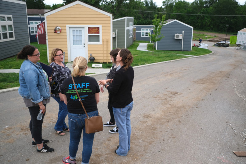 Veterans get all types of support from the Veteran's Community Project, including housing for some. 