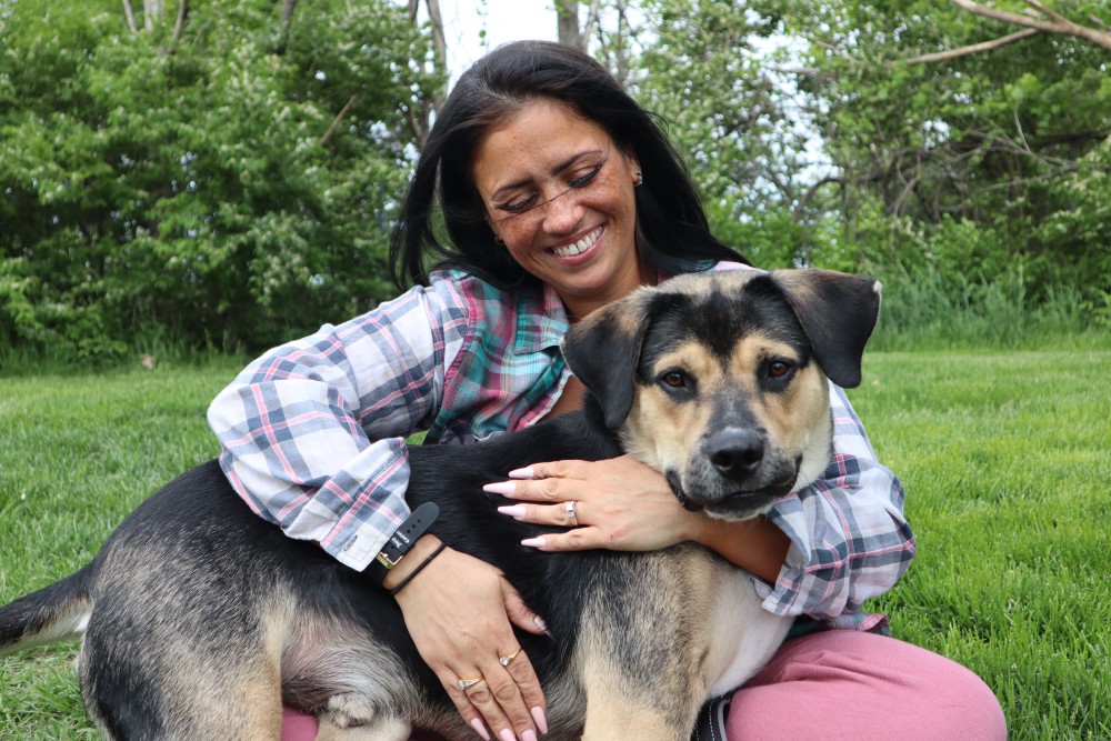 Kari rescued Ransom from the streets and gave him a loving home.