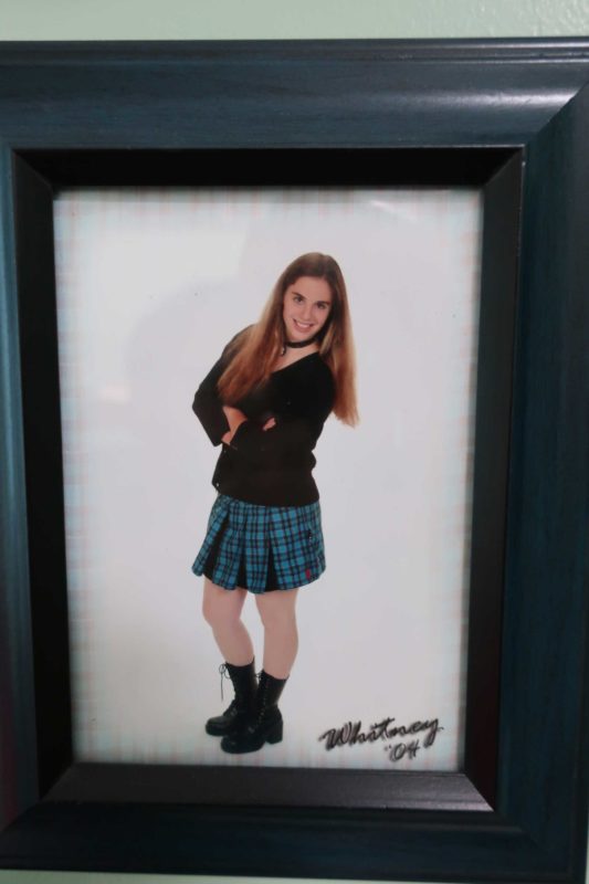 a picture of a woman's senior photo